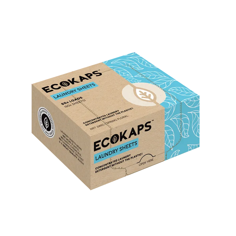 Laundry Detergent Sheets (58kg loads), ECOKAPS New Zealand ECOKAPS NZ
